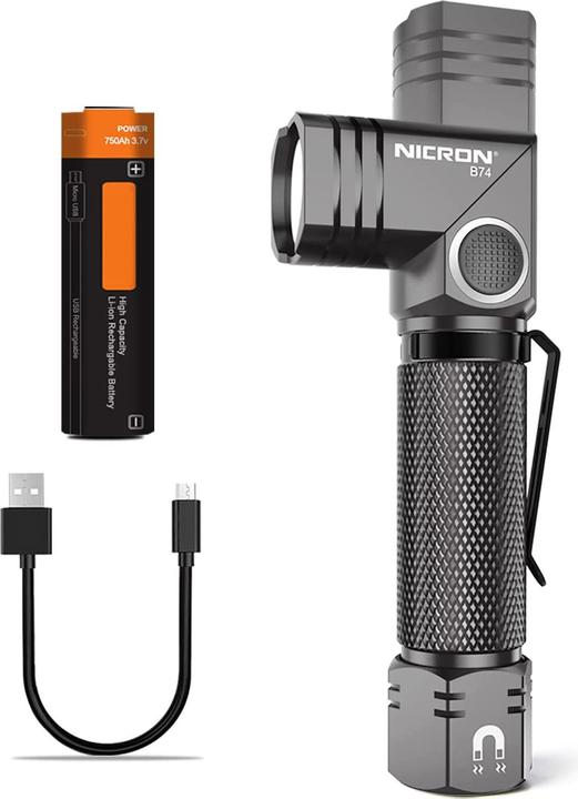 Image du produit Nicron Lampe de poche à LED B74 (112 cm, 700 lm)