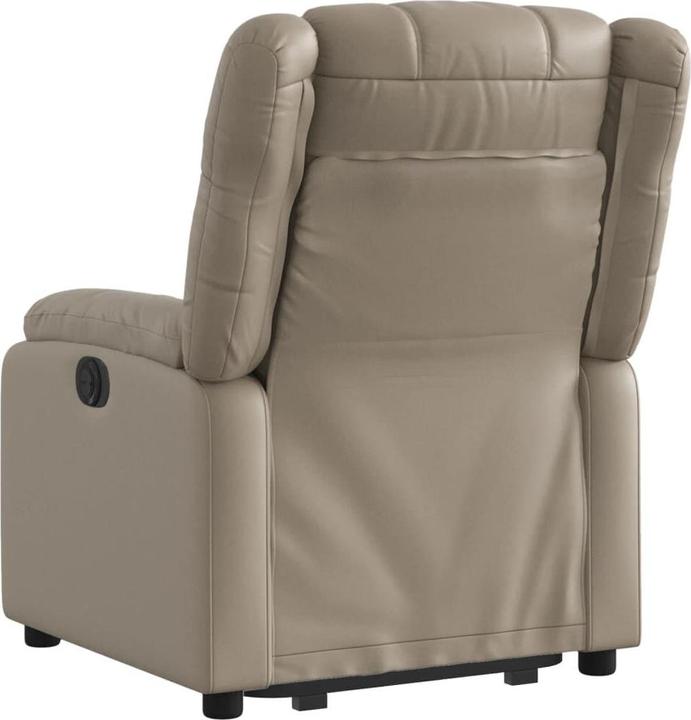 Produktbild VidaXL Relaxsessel mit Aufstehhilfe Elektrisch Cappuccino Kunstleder