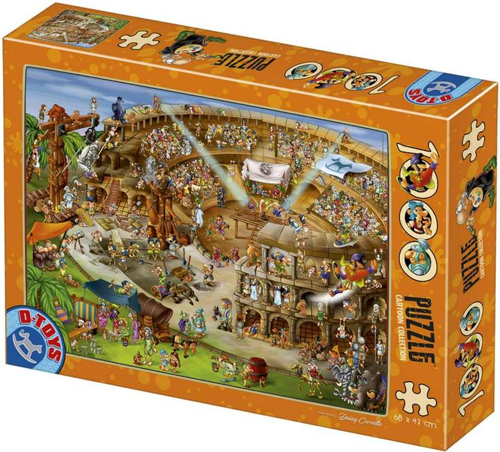 Actual product image D-Toys Cartoon puzzle 1,000 pieces - Colosseum (1000 pieces)