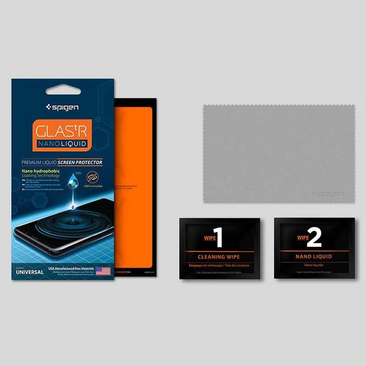 Produktbild Spigen Glas.tR Nano Liquid (1 Stück, Samsung Galaxy S9, Samsung Galaxy S9+)