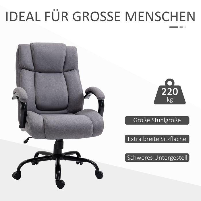Immagine prodotto Swisshandel24 Sedia da ufficio Sedia da gioco Funzione dondolo con imbottitura spessa ed ergonomica Portata 220 kg
