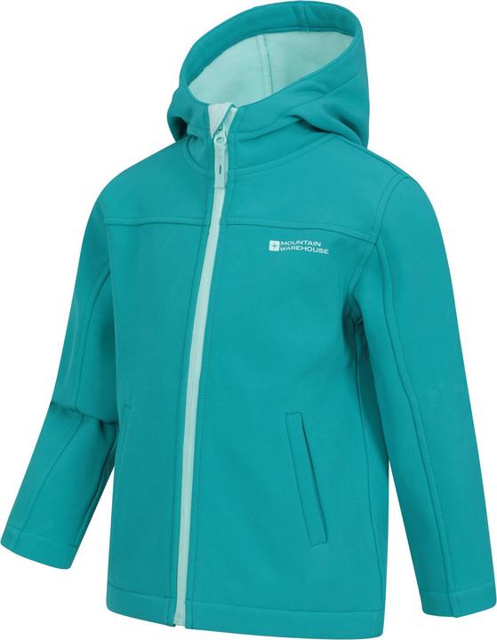 Actual product image Mountain Warehouse Childrens/Kids Exodus Water Resistant Soft Shell Jacket (128)