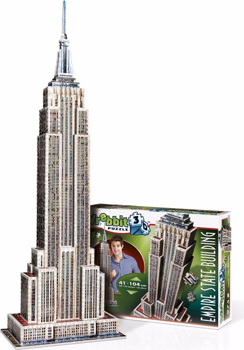 Actual product image Wrebbit 3D Empire State Building (975 pieces)