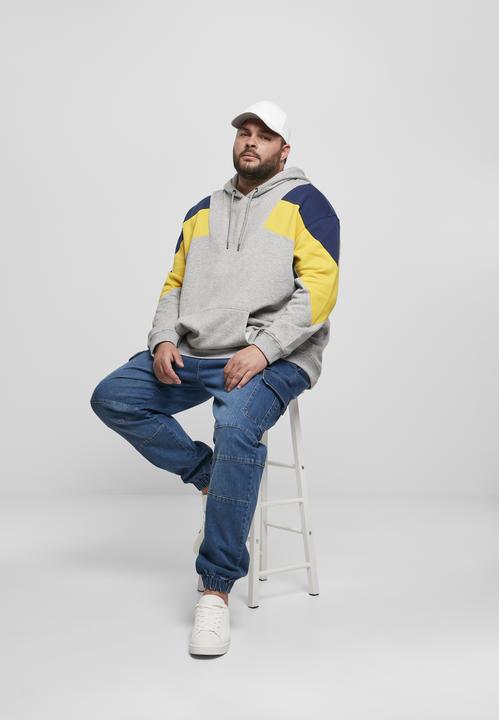 Actual product image Urban Classics Oversize 3-Tone Hoody (M)