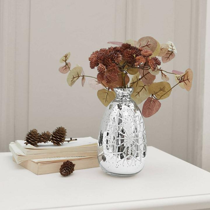 Produktbild Loberon Vase Zorelie antiksilber (1 x, 16 x 9 cm)