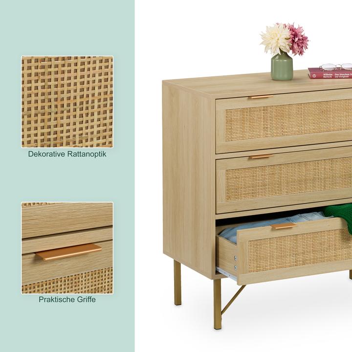 Produktbild Relaxdays Kommode (80 x 42 x 80 cm)