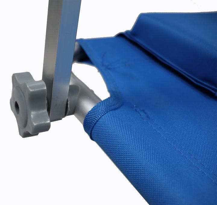 Image du produit VCM Bain de soleil avec roulettes et toit solaire (165 cm)