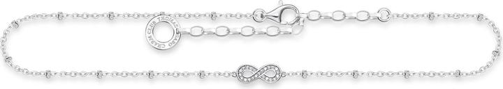 Thomas Sabo Infinity Silber Fusskette (925er Silber, 27 cm)