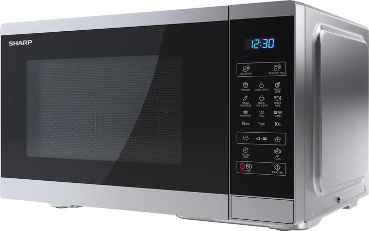 Produktbild Sharp YC-MG252AE-S Mikrowelle & Grill (25 l)