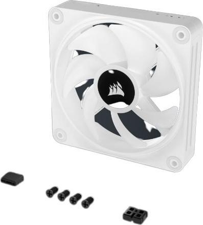 Productafbeelding Corsair iCUE LINK QX120 RGB 120 mm PWM ventilator (wit, starterkit) (120 mm, 3 x)