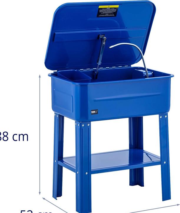 Actual product image MSW Teilewaschgerät 75 l Teilereiniger Werkstatt Teilewaschbecken Teilewascher