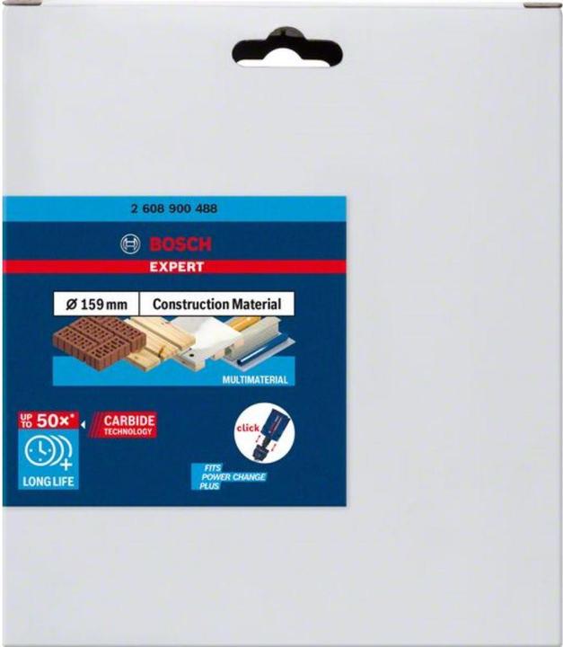 Immagine prodotto Bosch Professional Zubehör Sega a tazza EXPERT per materiali da costruzione, 159 x 60 mm (64 millimetri)