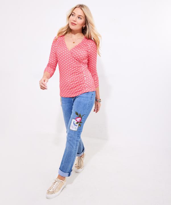 Image du produit Joe Browns Geo Print Mock Wrap Top (38)