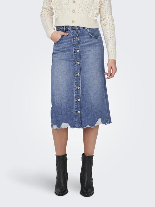 Produktbild Only Hohe Taille Langer Rock Jeansrock (M)