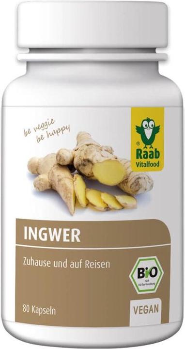 Produktbild Raab Ingwer Bio (80 Stück, Kapseln)