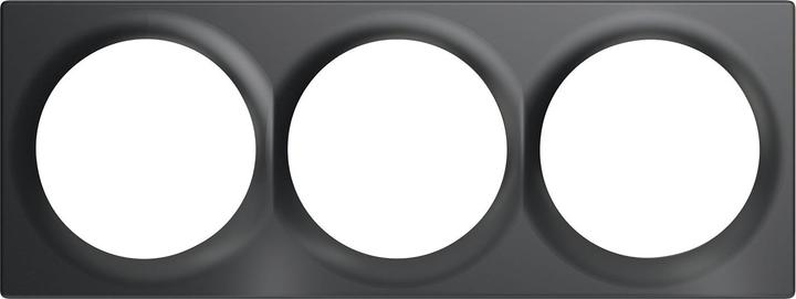 Image du produit Fibaro Triple Cover Plate FG-Wx-PP-0004-8 anthracite