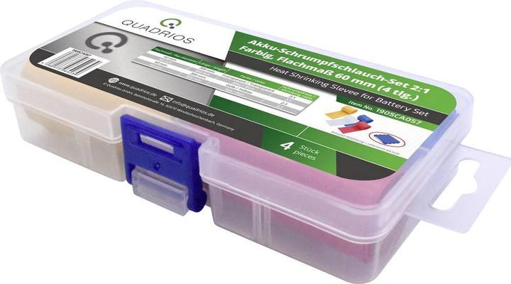 Immagine prodotto Quadrios Set di tubi termoretraibili per batteria 21 formato piatto (4 x)