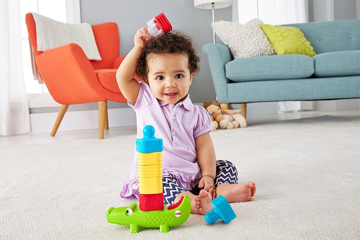 Produktbild Fisher-Price Stapelspass Kroko-Turm