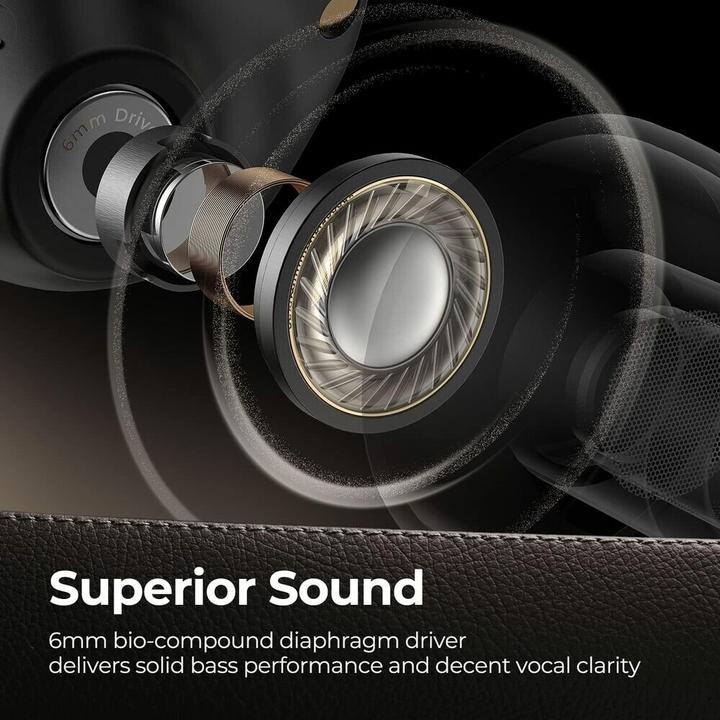 Actual product image Soundpeats Free2 Classic earphones (black) (8 h, Wireless)