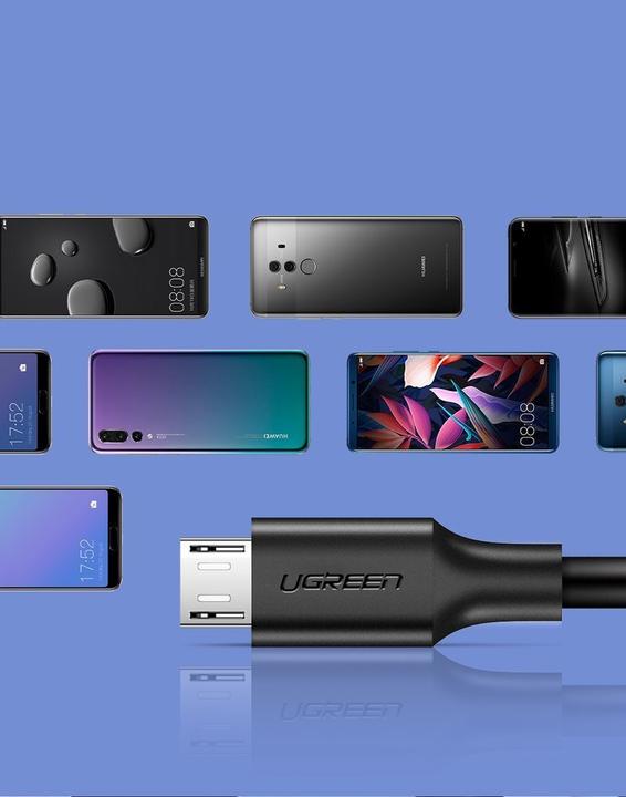 Actual product image Ugreen USB A - Micro USB (1 m, USB 2.0, 18 W)