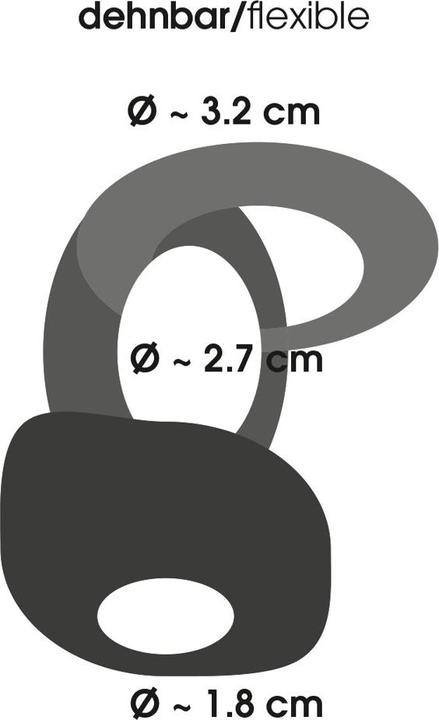 Actual product image Bad Kitty Penis and testicle rings (3.20 cm)