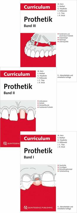 Produktbild Curriculum Prothetik Bände 1-3 (Deutsch, Siegbert Witkowski, Stefan Wolfart, Jens-Christoph Türp, Matthias Kern, Jörg R. Strub, Guido Heydecke, 2022)