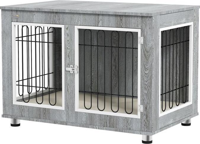 Image du produit Swisshandel24 Cage pour chien, chenil pour chien, cage pour animaux avec coussin, 2 serrures pour chiens de (Niche pour chien)