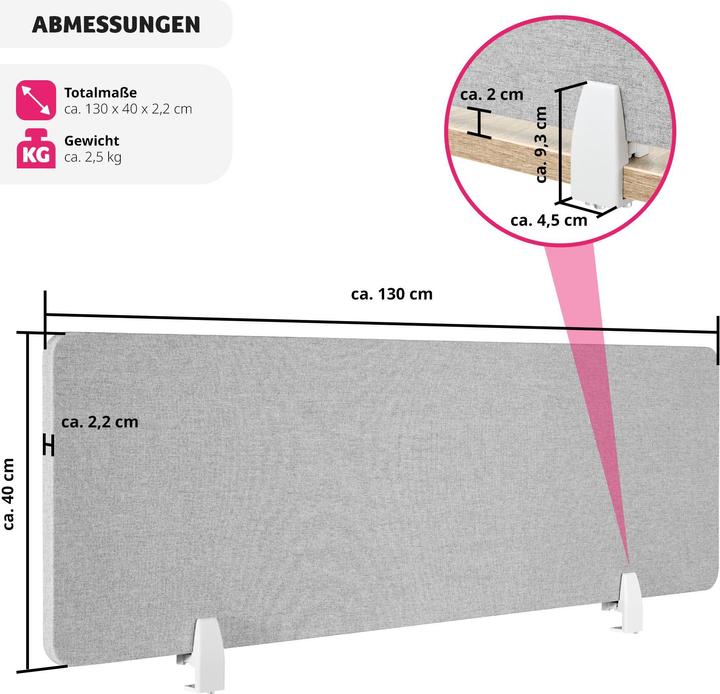 Immagine prodotto tectake Noisy (130 x 40 cm)