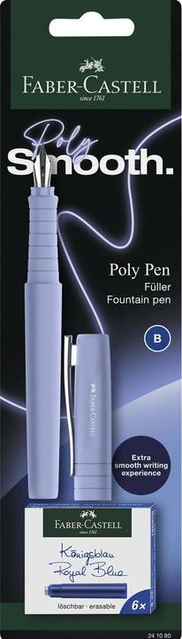 Produktbild Faber-Castell Füller Poly Pen B BK sortiert