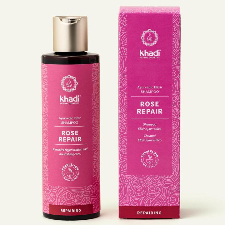 Produktbild Khadi Rose (210 ml, Flüssiges Shampoo)