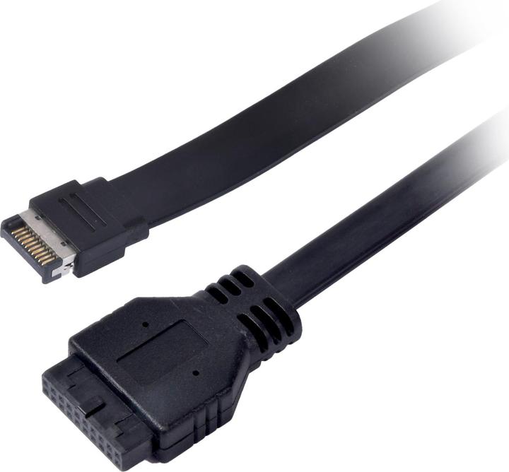 Actual product image Silverstone SST-G11313530-RT - USB Type C, USB3.1 Gen.2 Upgrade kit for chassis (0.81 m, USB 3.1, USB 3.0)
