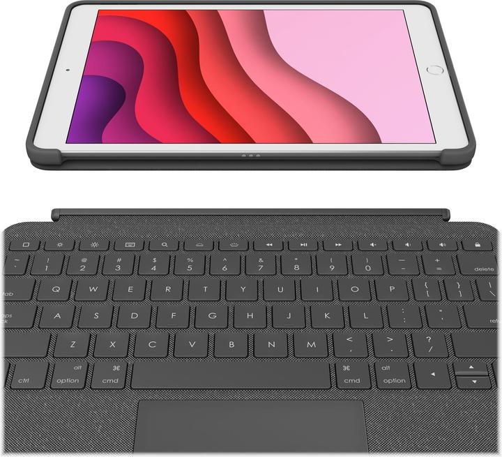 Actual product image Logitech Combo Touch (Eng. Int., iPad Air 2020 (4. Gen), iPad Air 2022 (5th Gen))