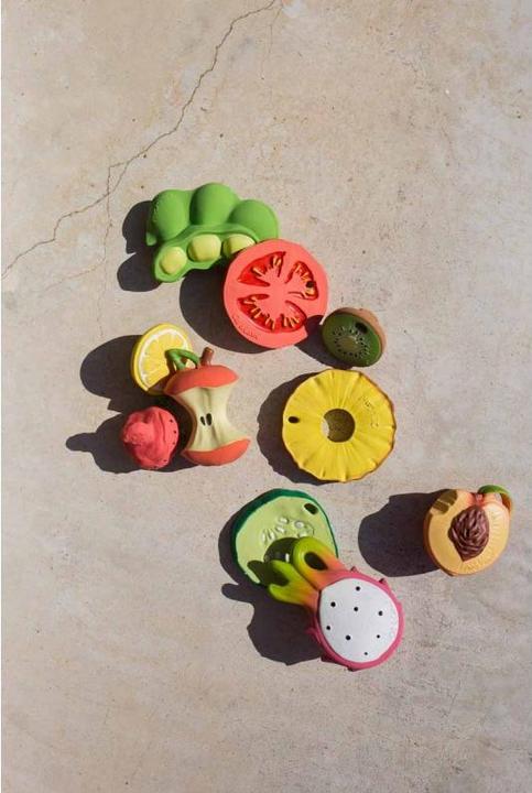 Actual product image Oli and Carol Teething Ring Keika the Edamame