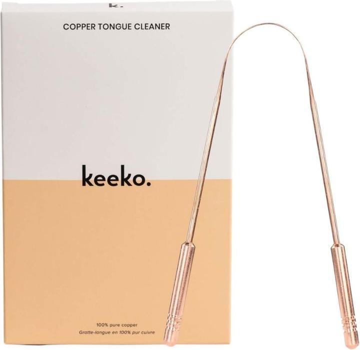 Actual product image Keeko. Premium tongue scraper