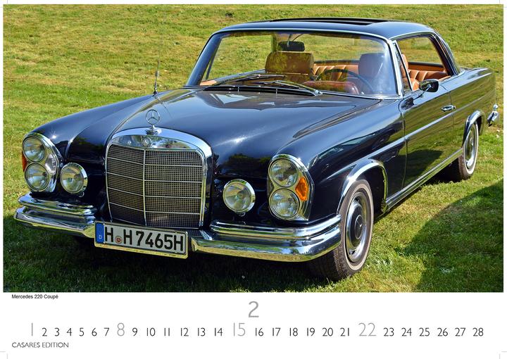 Produktbild Mercedes Classic Cars 2026 S 24x35cm (24 x 35 cm, Deutsch)