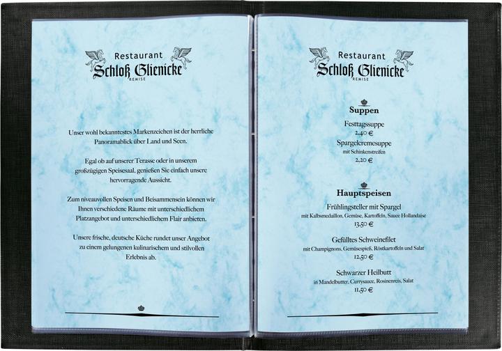 Produktbild Sigel Marmor-Papier Blau A4 (90 g/m², 100 x, A4)