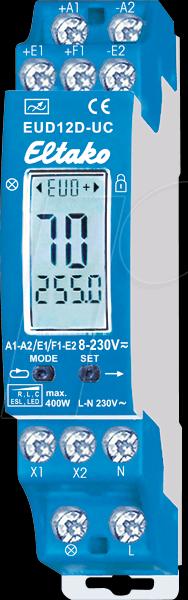 Actual product image Eltako Digital adjustable multifunctional universal dimmer switch. Power MOSFET up to 400W (Dimming actuator)