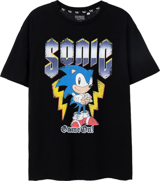 Actual product image Sonic The Hedgehog Mens Game On! Short-Sleeved T-Shirt (XL)