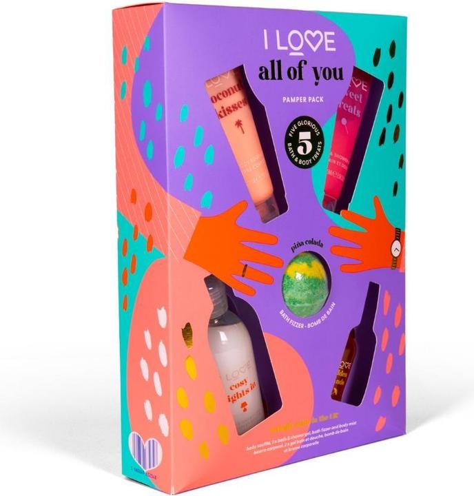 Image du produit I Love All of You Pamper Pack 5 pcs (Set soin du corps)