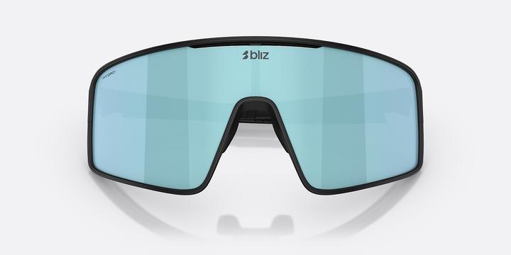 Actual product image Bliz P001 Small - Fahrradbrille (Matt Black, Smoke w Iceblue multi, Smoke w Ice Blue multi)