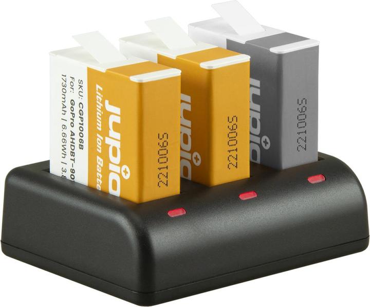 Image du produit Jupio Value Pack : 2X Enduro Battery GoPro Hero 9 | Hero 10 | Hero (Hero 10, Héros 9, Hero 11)