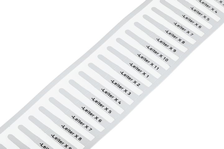 Immagine prodotto Wago Marcatori per conduttori 23x4mm 2500pz/roll 211-821 Versione etichetta, materiale plastica