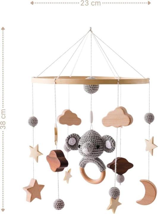 Immagine prodotto Hermex Hängemobile Mobile Schlafmobile Baby Wiege Spielzeug