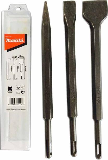 Actual product image Makita D-30134 Chisel set 3 pcs. SDS plus 250 mm length bull point / cold chisel / scaling chisel