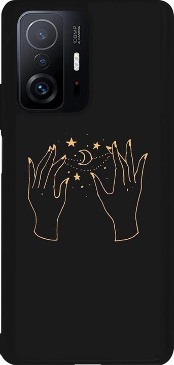 Produktbild PhoneLook Hülle Silikon schwarz Grey magic hands (Xiaomi 11T)