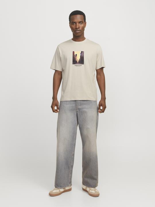 Actual product image Jack & Jones Jorvesterbro Picture Tee Ss Crew Neck Sn (XS)