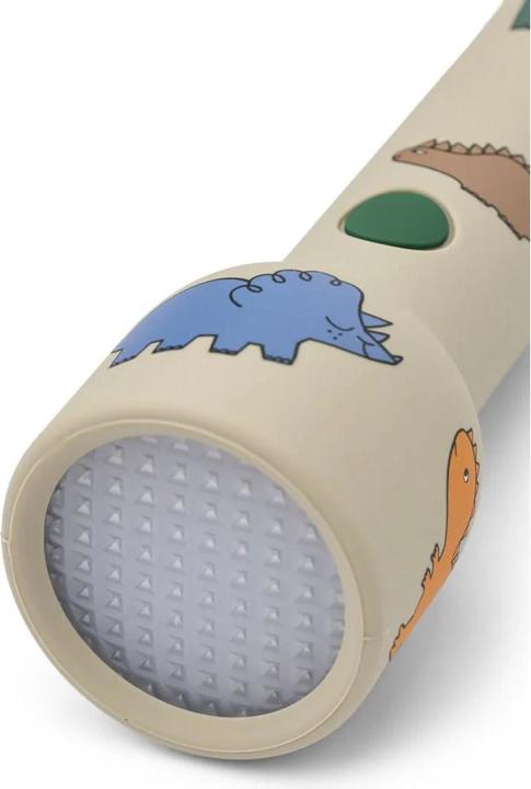 Produktbild Liewood Taschenlampe Gry Silikon mit Print Dinosaurier (15.70 cm)