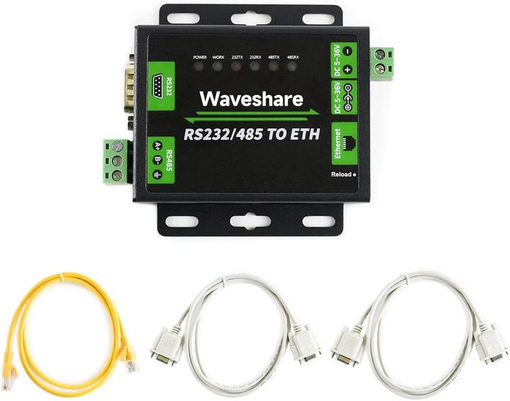 Actual product image WaveShare RS232/RS485 to Ethernet Converter (Converters)