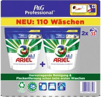 Energy Label Ariel PROFESSIONAL All-in-1 detergent PODs Regul "r, 110 WL (Wash pods)