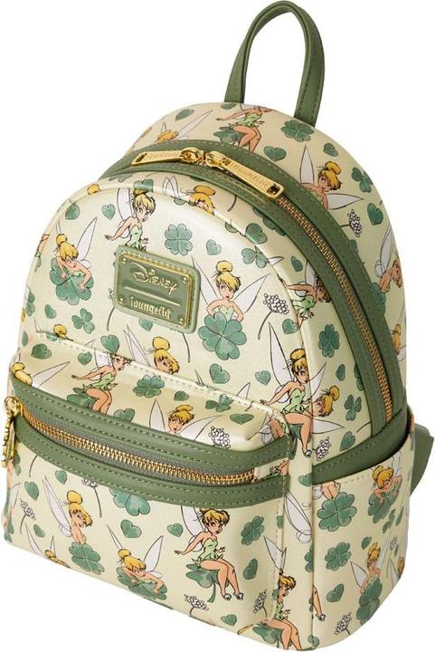 Actual product image Loungefly Disney by Mini Backpack Tinker Bell 4-Leaf Clover